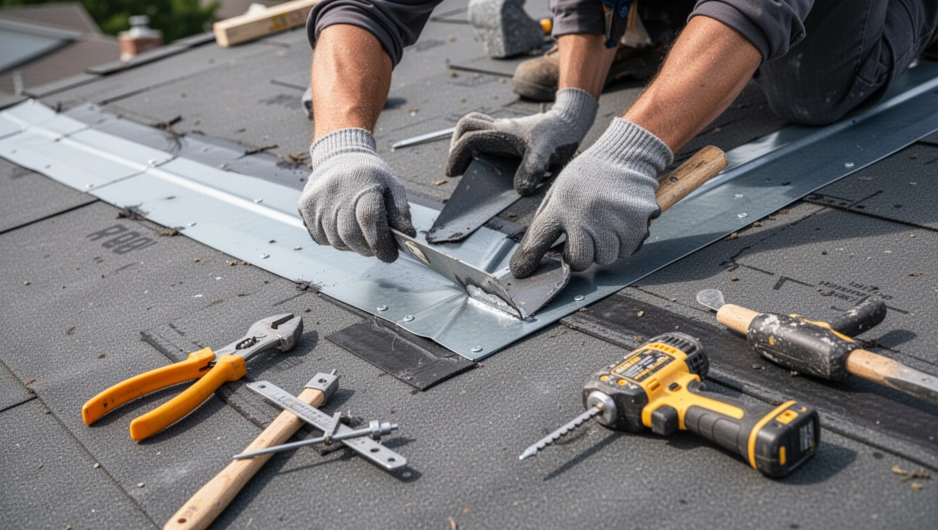 Roof Flashing Repair
